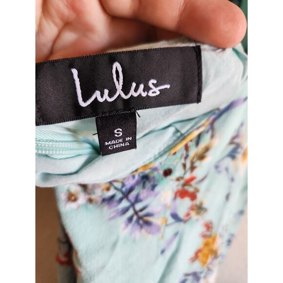 Lulus Women's Open Back Spring Flowy Maxi Dress-Sm - Picture 7 of 8